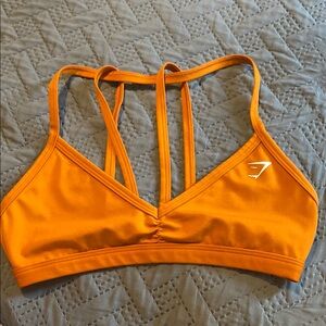 Gymshark Charred Orange Minimal Sport Bra